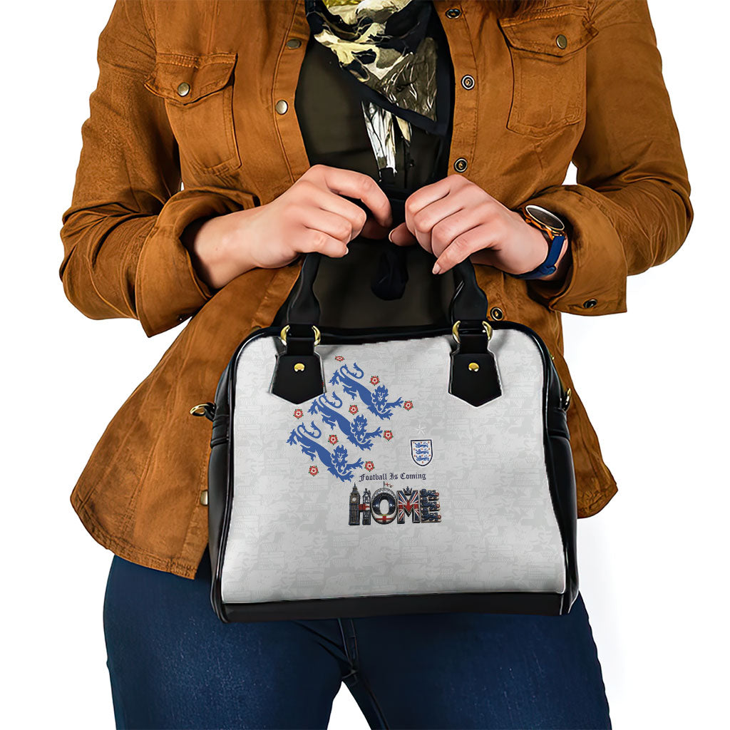 England National Football Shoulder Handbag Football is Coming Home Typography Sporty Style
