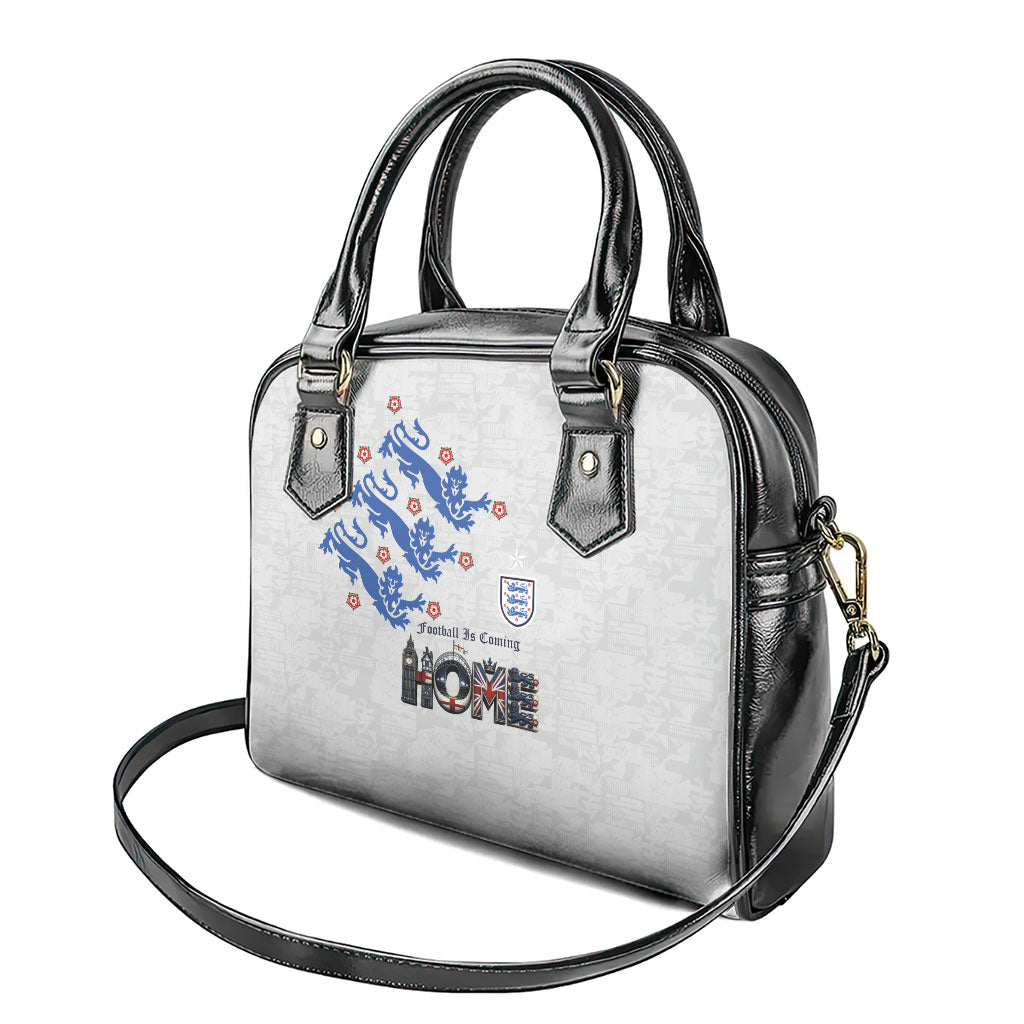 England National Football Shoulder Handbag Football is Coming Home Typography Sporty Style