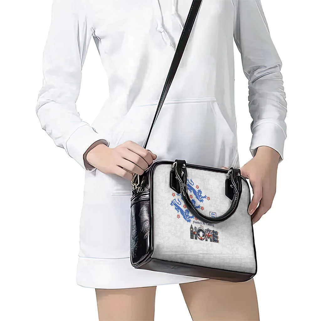 England National Football Shoulder Handbag Football is Coming Home Typography Sporty Style