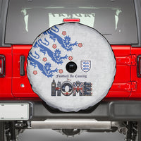 England National Football Spare Tire Cover Football is Coming Home Typography Sporty Style