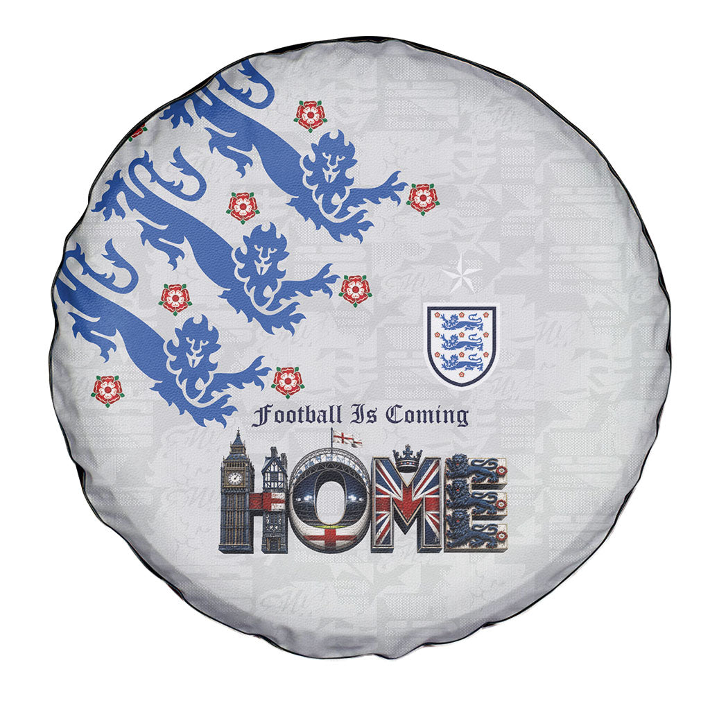 England National Football Spare Tire Cover Football is Coming Home Typography Sporty Style