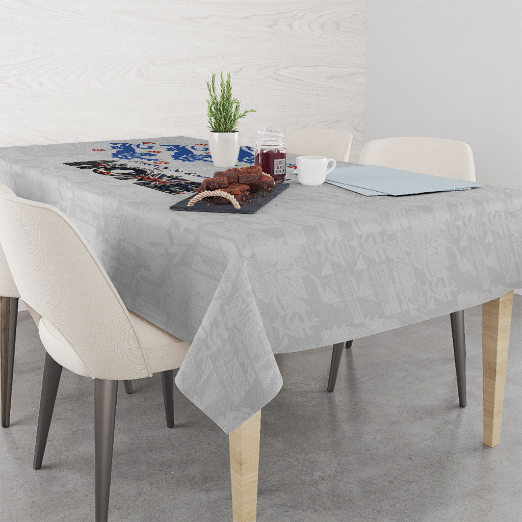 England National Football Tablecloth Football is Coming Home Typography Sporty Style