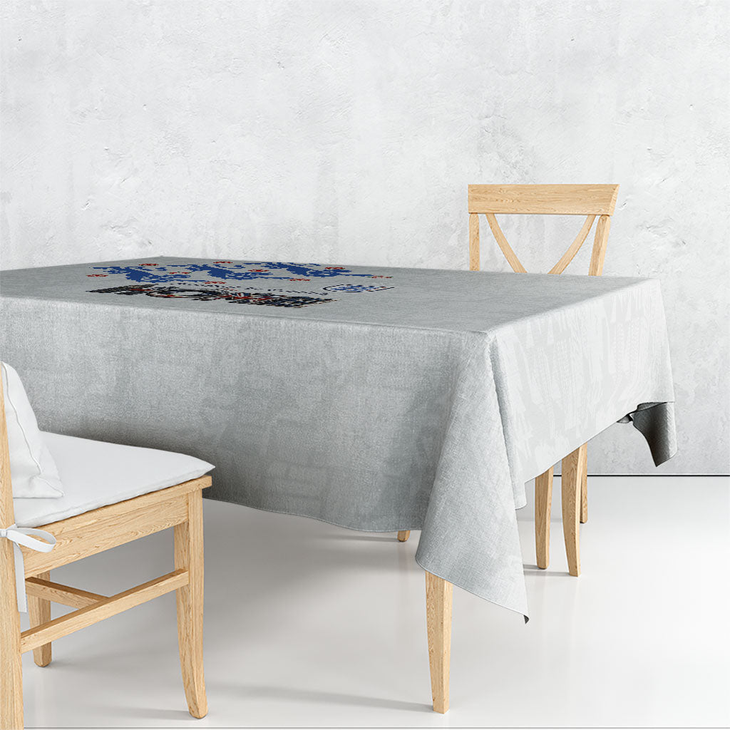 England National Football Tablecloth Football is Coming Home Typography Sporty Style