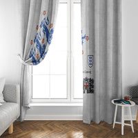 England National Football Window Curtain Football is Coming Home Typography Sporty Style
