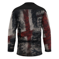 England National Football Hockey Jersey Football is Coming Home Typography Grunge Style