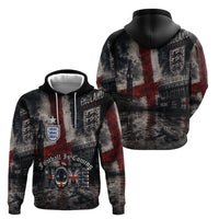 England National Football Hoodie Football is Coming Home Typography Grunge Style