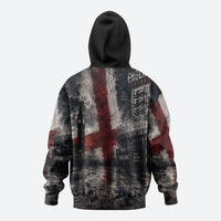 England National Football Hoodie Football is Coming Home Typography Grunge Style