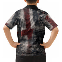 England National Football Kid Hawaiian Shirt Football is Coming Home Typography Grunge Style LT03