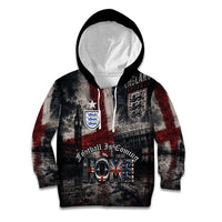 England National Football Kid Hoodie Football is Coming Home Typography Grunge Style