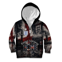 England National Football Kid Hoodie Football is Coming Home Typography Grunge Style