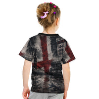England National Football Kid T Shirt Football is Coming Home Typography Grunge Style