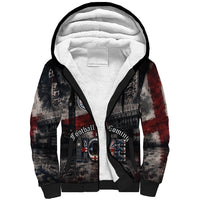 England National Football Sherpa Hoodie Football is Coming Home Typography Grunge Style