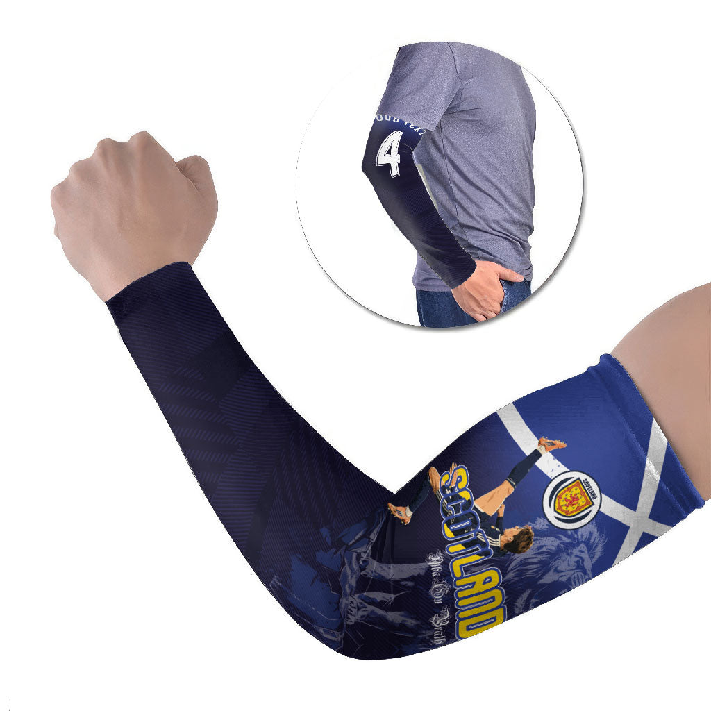 Custom Scotland National Football Arm Sleeves Volley to the North America 2026