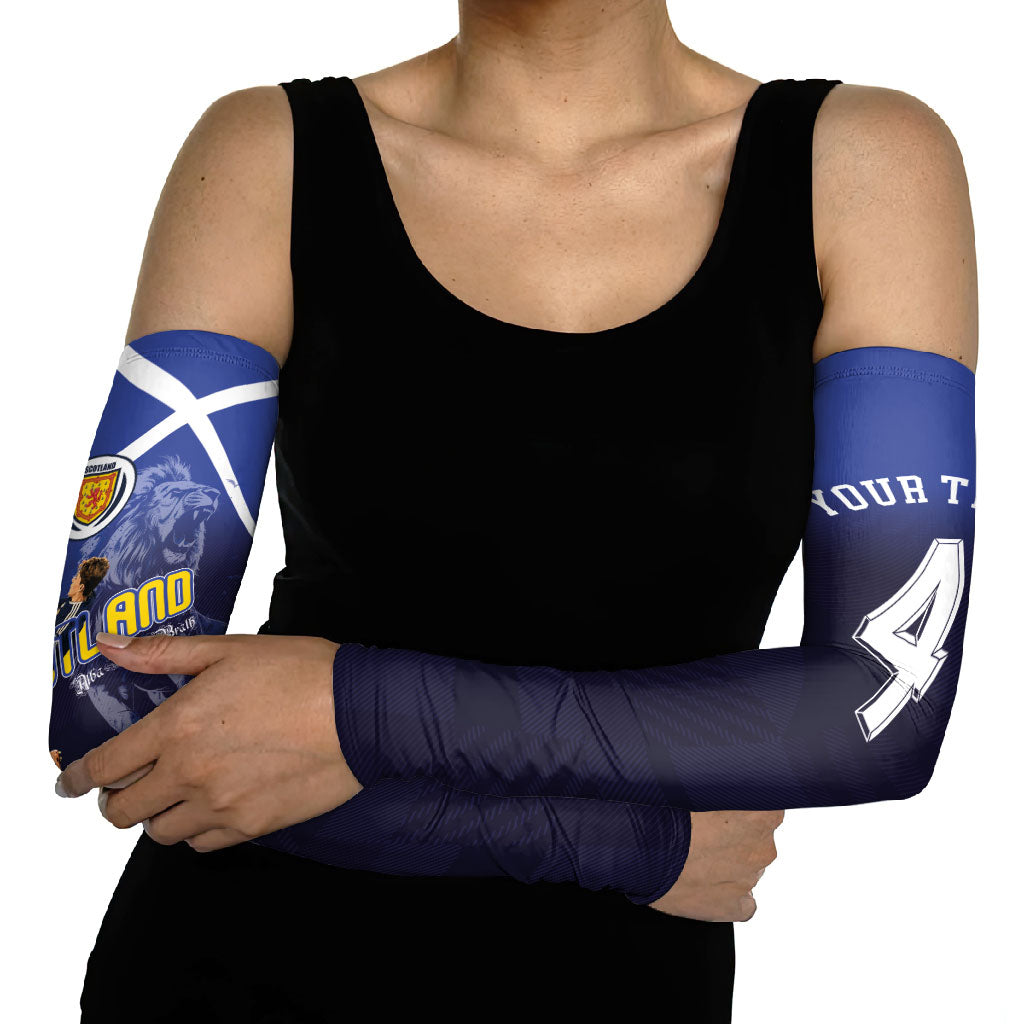 Custom Scotland National Football Arm Sleeves Volley to the North America 2026