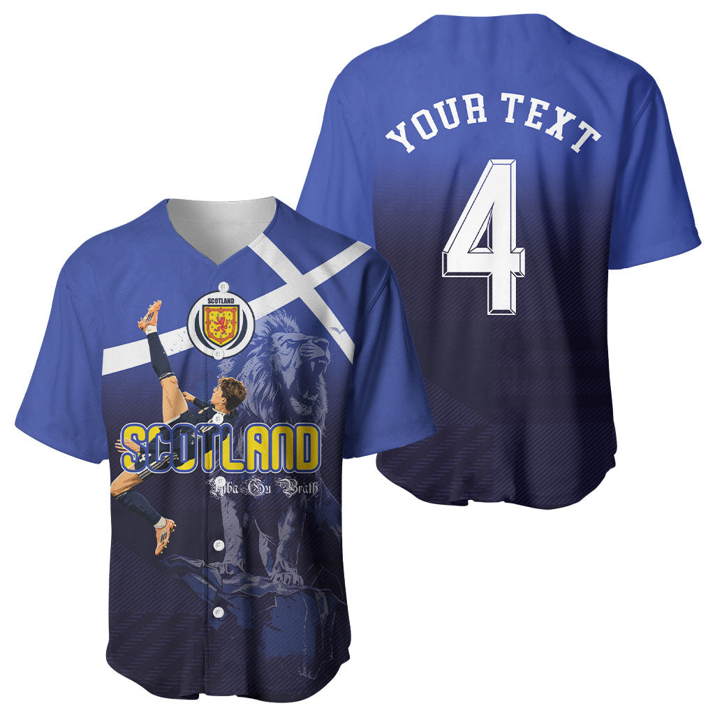 Custom Scotland National Football Baseball Jersey Volley to the North America 2026