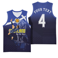 Custom Scotland National Football Basketball Jersey Volley to the North America 2026