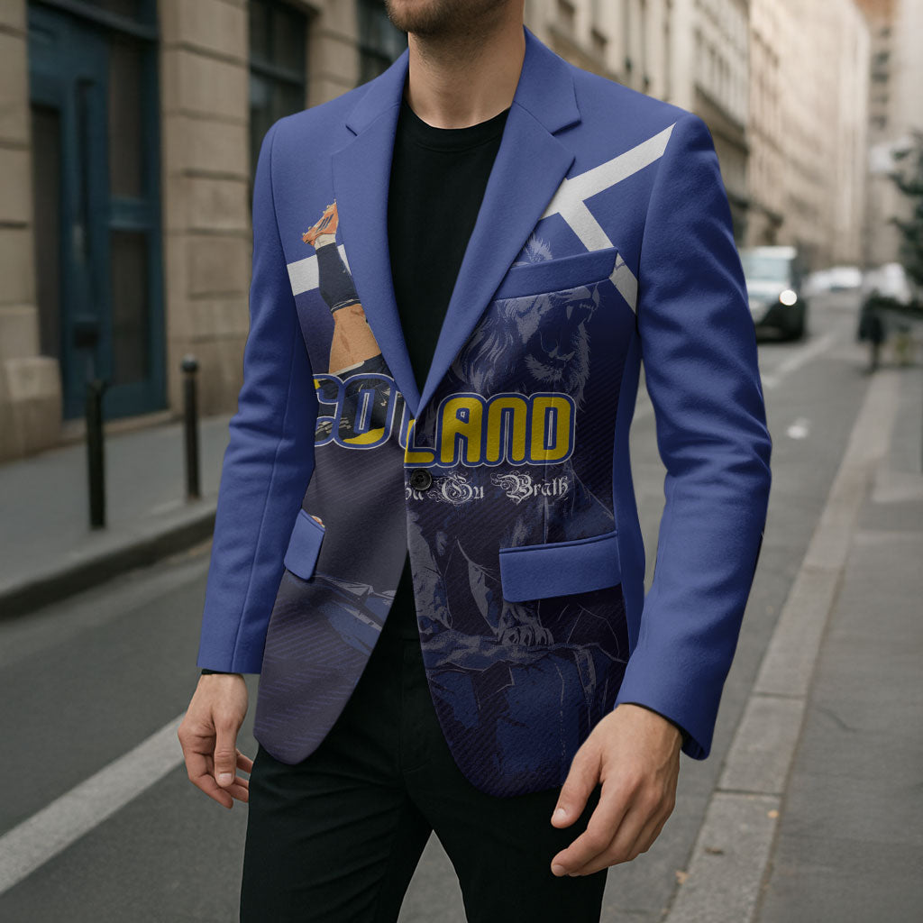 Custom Scotland National Football Blazer Volley to the North America 2026
