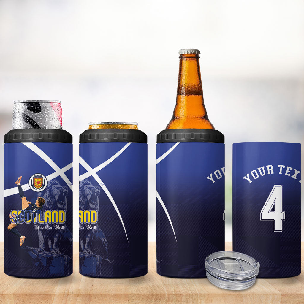 Custom Scotland National Football 4 in 1 Can Cooler Tumbler Volley to the North America 2026