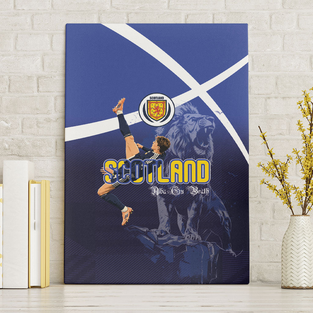 Scotland National Football Canvas Wall Art Volley to the North America 2026