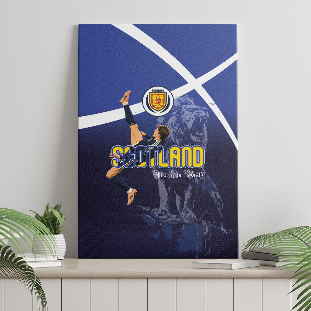 Scotland National Football Canvas Wall Art Volley to the North America 2026