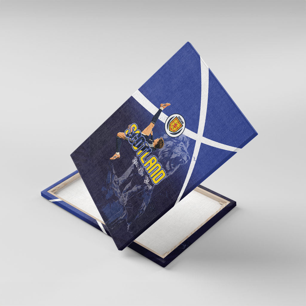 Scotland National Football Canvas Wall Art Volley to the North America 2026
