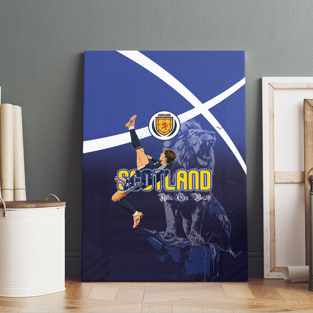 Scotland National Football Canvas Wall Art Volley to the North America 2026