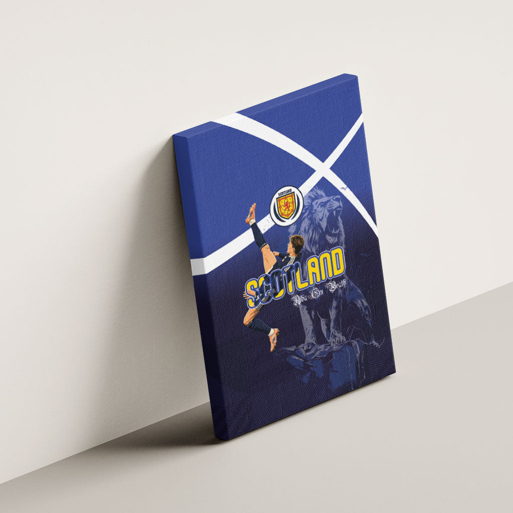 Scotland National Football Canvas Wall Art Volley to the North America 2026