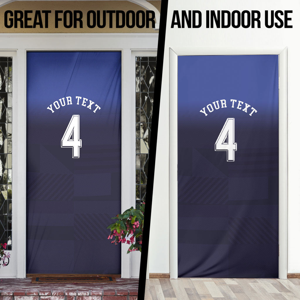 Custom Scotland National Football Door Cover Volley to the North America 2026