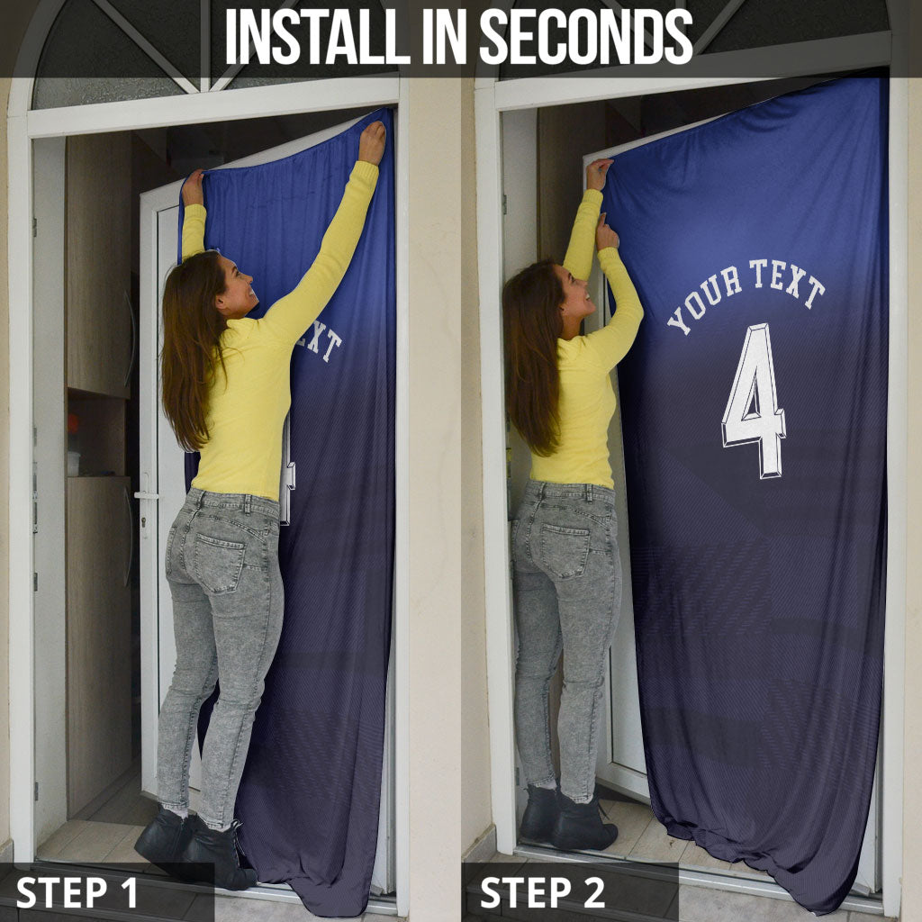 Custom Scotland National Football Door Cover Volley to the North America 2026
