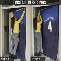 Custom Scotland National Football Door Cover Volley to the North America 2026