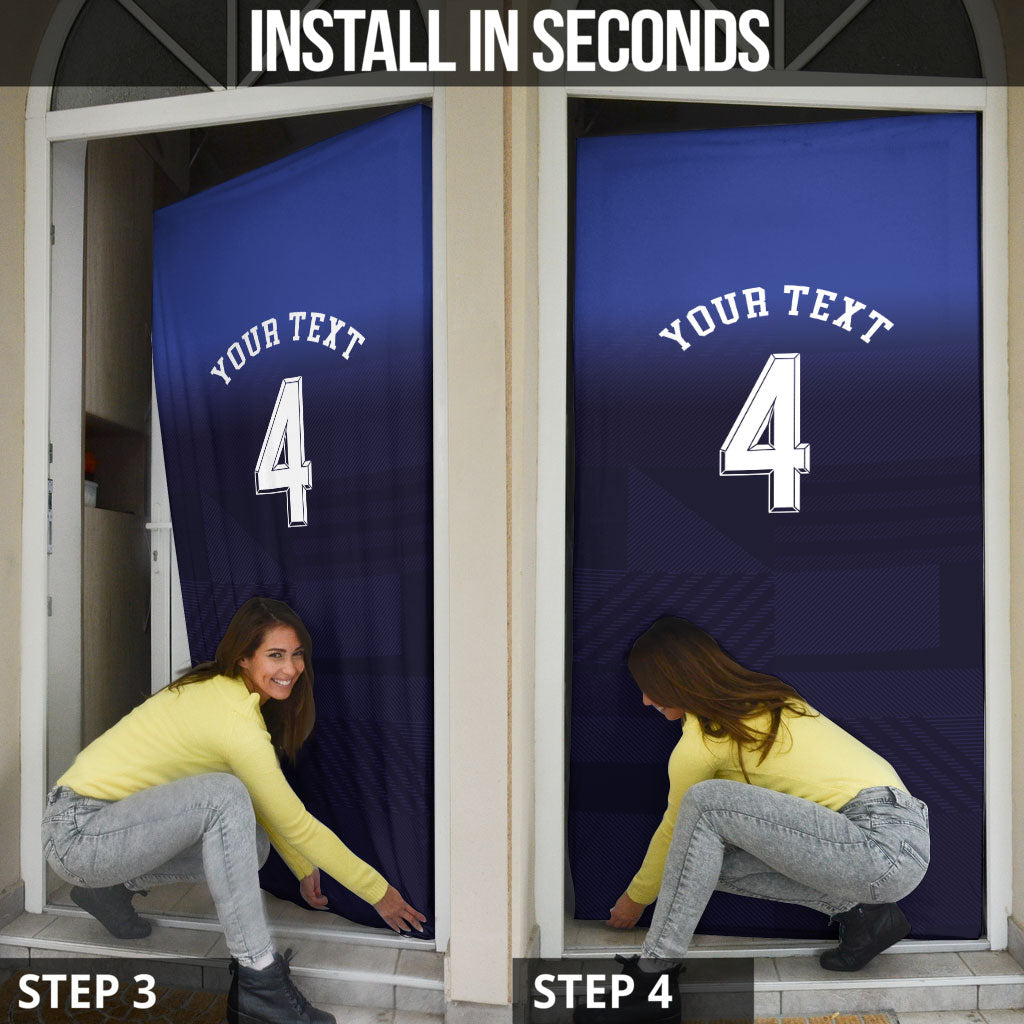 Custom Scotland National Football Door Cover Volley to the North America 2026