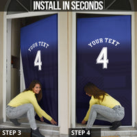Custom Scotland National Football Door Cover Volley to the North America 2026