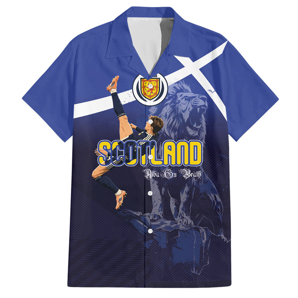 Custom Scotland National Football Hawaiian Shirt Volley to the North America 2026