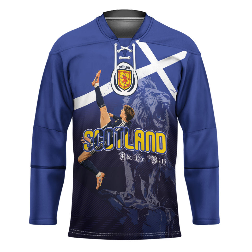 Custom Scotland National Football Hockey Jersey Volley to the North America 2026