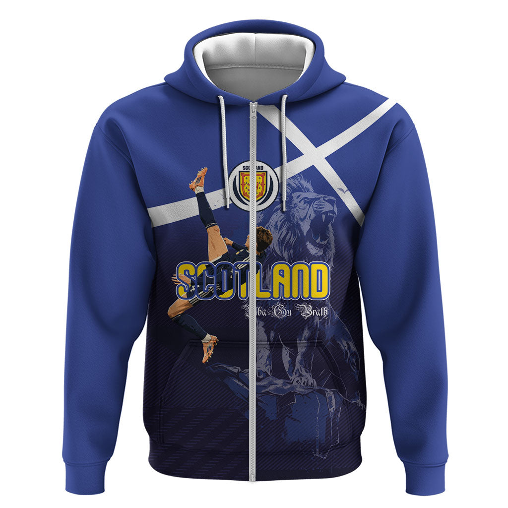Custom Scotland National Football Hoodie Volley to the North America 2026