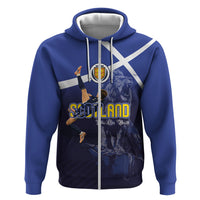 Custom Scotland National Football Hoodie Volley to the North America 2026