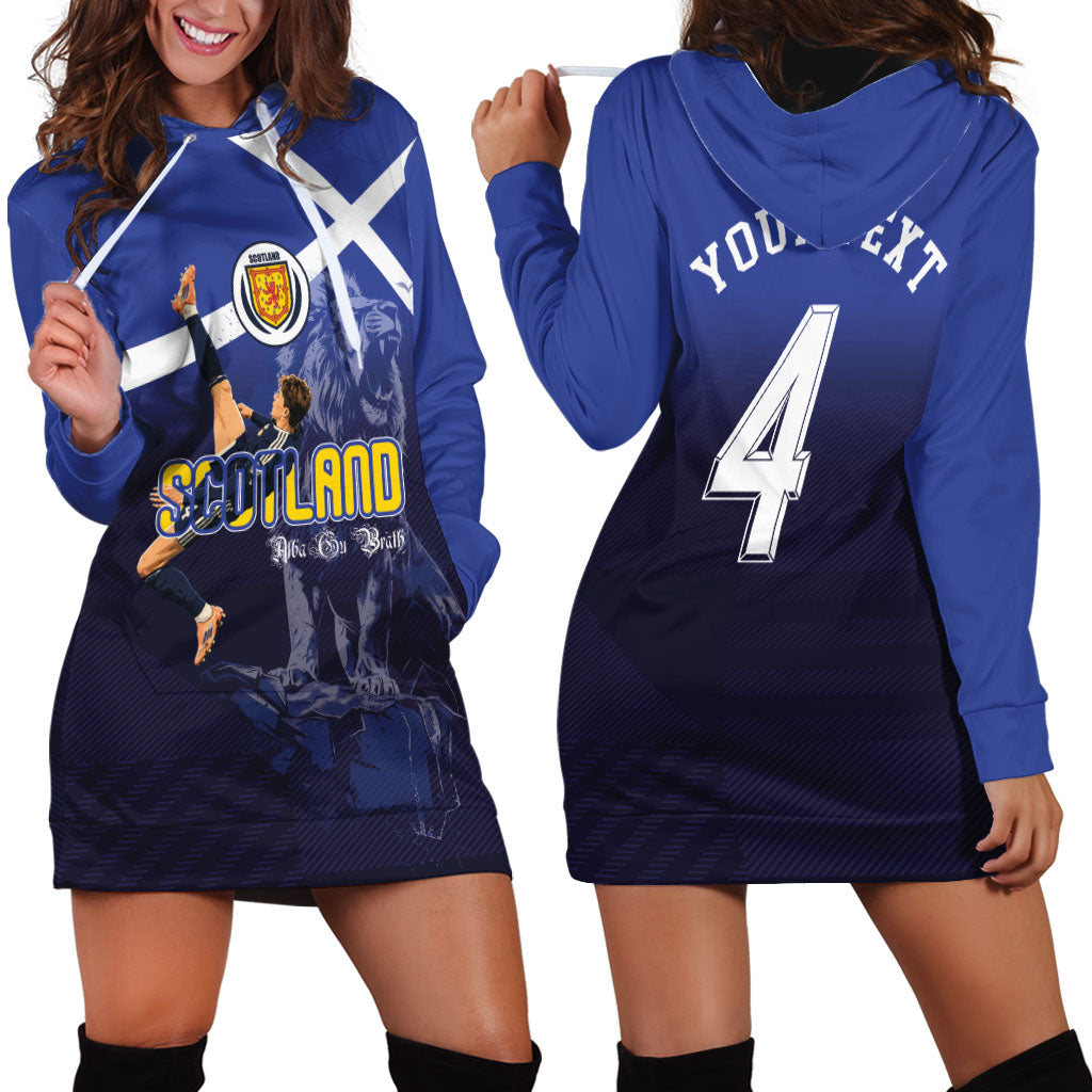 Custom Scotland National Football Hoodie Dress Volley to the North America 2026