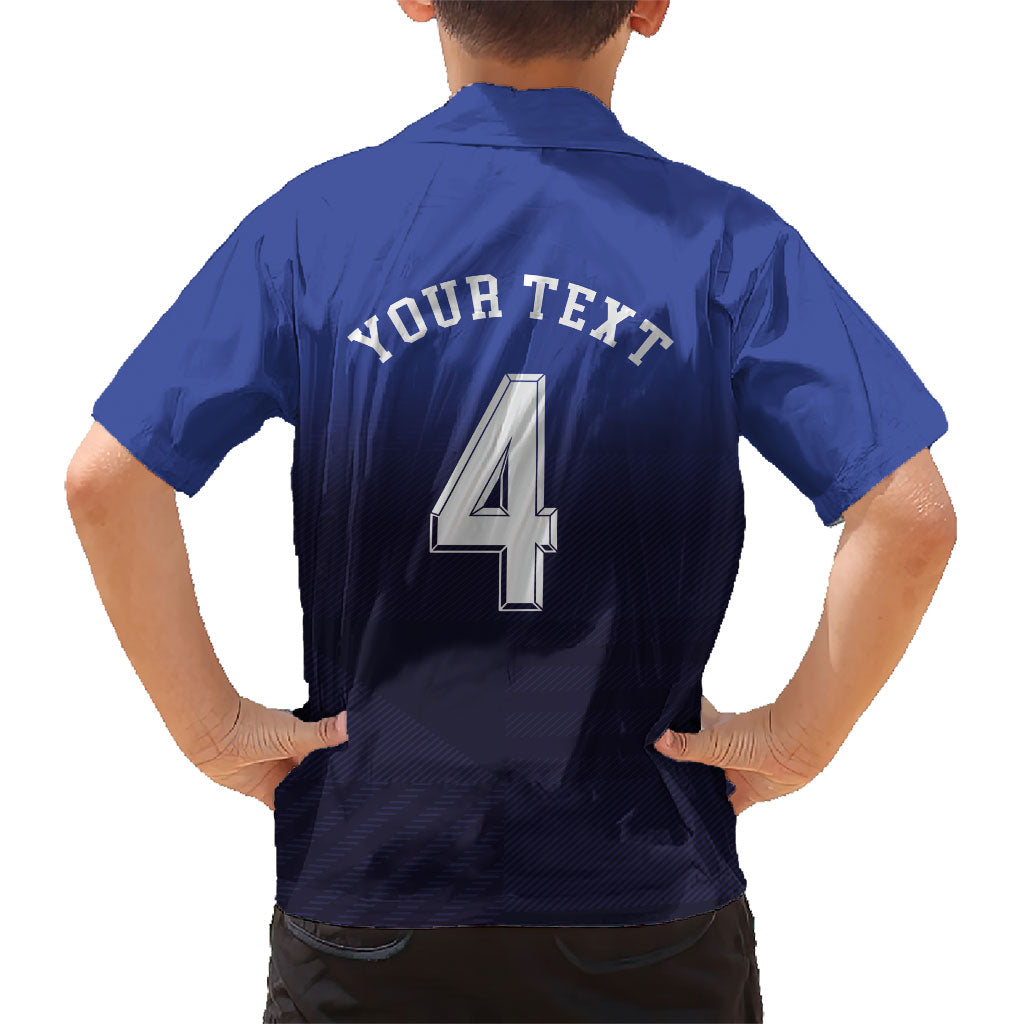 Custom Scotland National Football Kid Hawaiian Shirt Volley to the North America 2026
