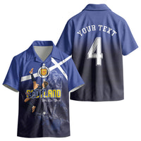 Custom Scotland National Football Kid Hawaiian Shirt Volley to the North America 2026 LT03