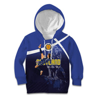 Custom Scotland National Football Kid Hoodie Volley to the North America 2026