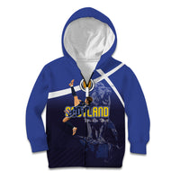 Custom Scotland National Football Kid Hoodie Volley to the North America 2026