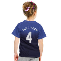Custom Scotland National Football Kid T Shirt Volley to the North America 2026