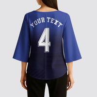 Custom Scotland National Football Kimono Sleeve Blouse Volley to the North America 2026