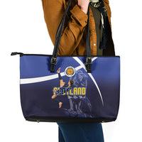 Scotland National Football Leather Tote Bag Volley to the North America 2026