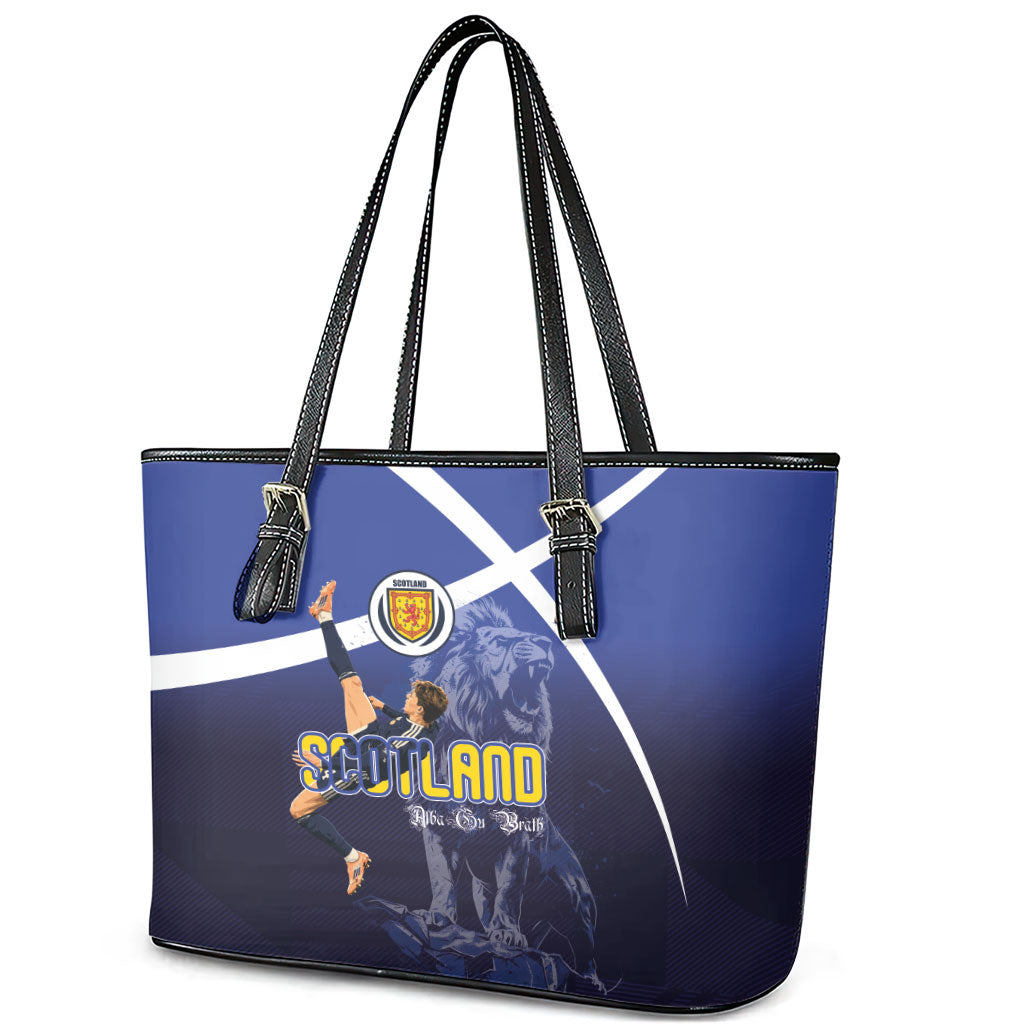 Scotland National Football Leather Tote Bag Volley to the North America 2026