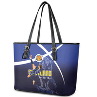 Scotland National Football Leather Tote Bag Volley to the North America 2026