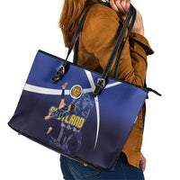 Scotland National Football Leather Tote Bag Volley to the North America 2026