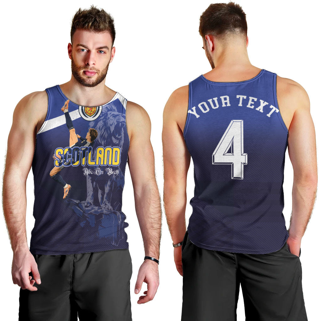 Custom Scotland National Football Men Tank Top Volley to the North America 2026