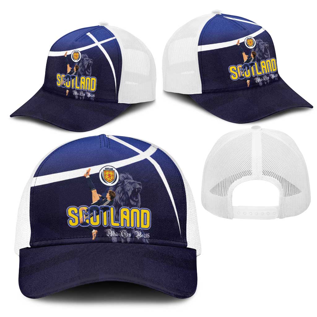 Scotland National Football Mesh Trucker Cap Volley to the North America 2026
