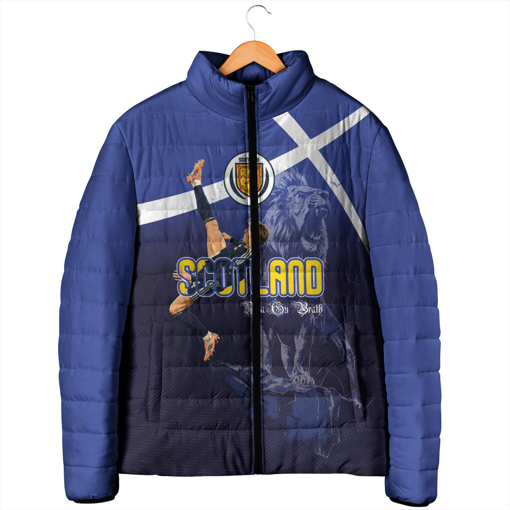 Custom Scotland National Football Padded Jacket Volley to the North America 2026